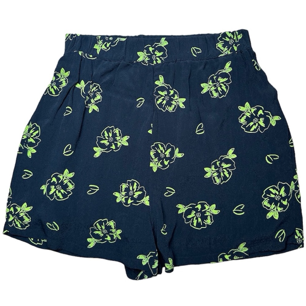 Collusion Women's Black Floral Shorts Print Casual Summer Festival Size 6